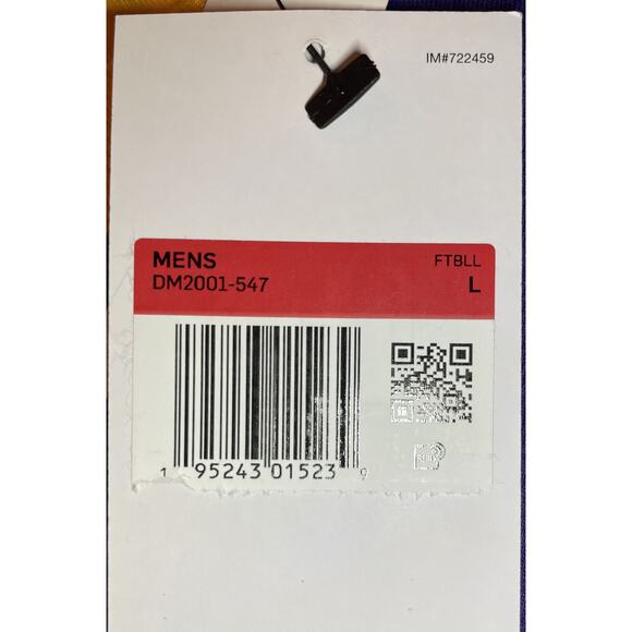 LSU Tigers Nike Football Helmet Purple Gold Shirt Just Do It Mens Large NEW - Picture 10 of 11